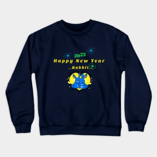 Happy new year rabbit Crewneck Sweatshirt